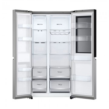 LG Ψυγείο Ντουλάπα 655lt Total NoFrost Υ179xΠ91.3xΒ73.5εκ. Inox GSVV80PYLL